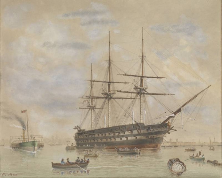 Начало легендарной крымской бури 1854 года