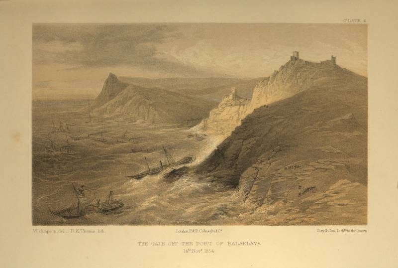Крымская буря 1854-го. Стихия, утопившая флот