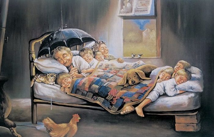 Почему в старину было важно, хорош ли твой друг в постели: Кровать как место общего пользования