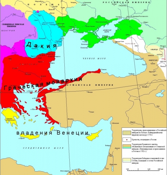 Что предполагал «Греческий проект» Екатерины Великой, и почему не удалось его реализовать