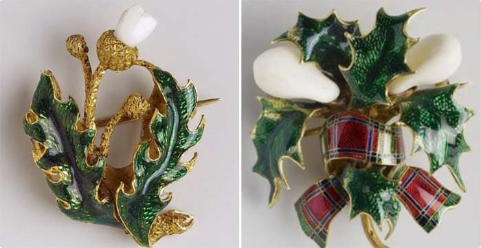 Памятные украшения королевы Виктории, среди которых встречались и весьма странные