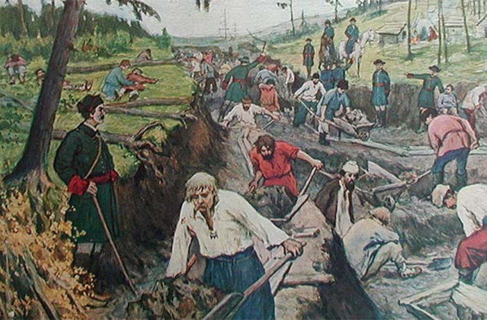 Ладожский канал Петра Великого