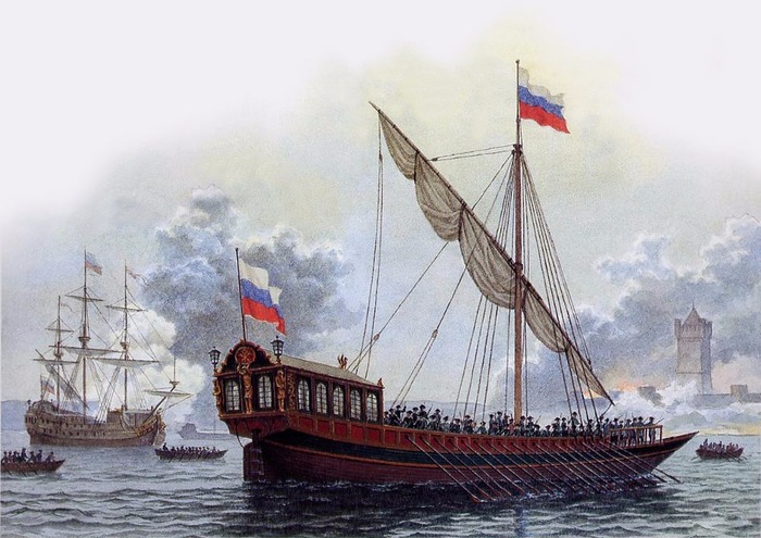 Петр I и создание русского флота.