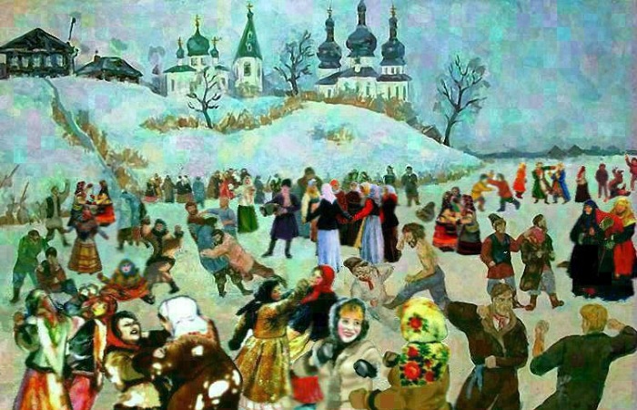 Как богатые люди на Руси крестьян развлекали и какие праздники для них устраивали