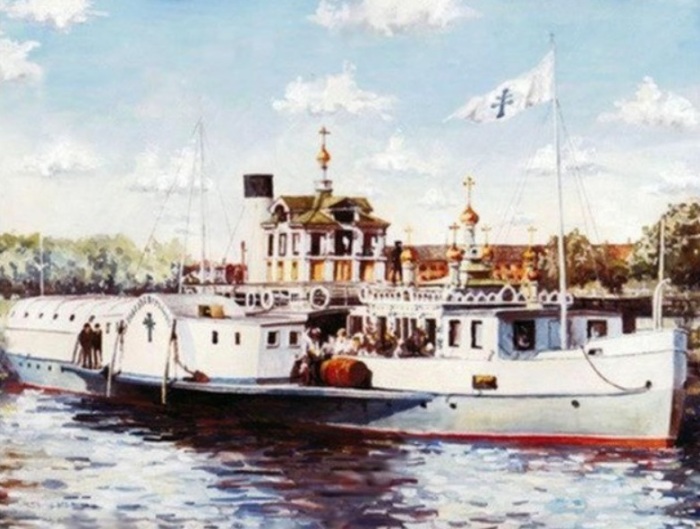 Зачем построили единственный в России плавучий храм и что в нём происходило в начале XX века