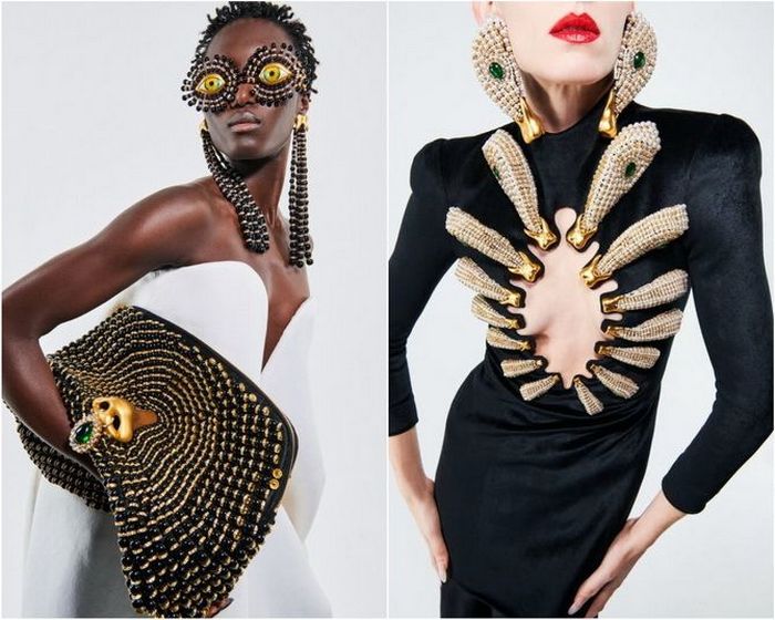 Современные модели бренда Schiaparelli на неделе высокой моды в Париже. Современные модели бренда Schiaparelli на неделе высокой моды в Париже.