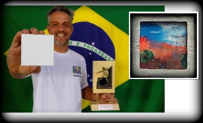 В Бразилии Уэсли Д'Амико выиграл приз за свои авторские работы, Миниатюрная картина Уэсли Д'Амико в увеличенном виде.