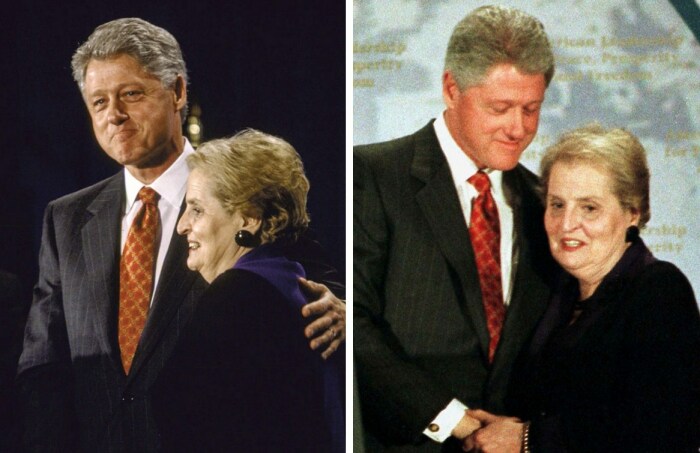 Мадлен Олбрайт и Билл Клинтон Мадлен Олбрайт и Билл Клинтон