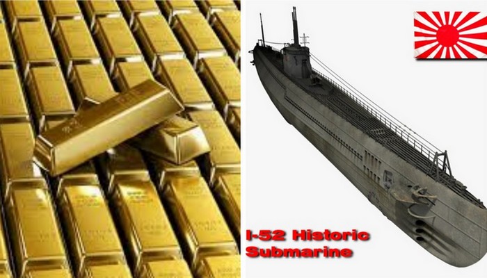 Куда пропало 150 золотых слитков, которые перевозила японская субмарина I-52 для фашистов
