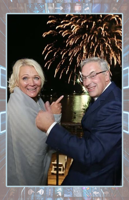 Андрей Норкин и Ирина Бородина.