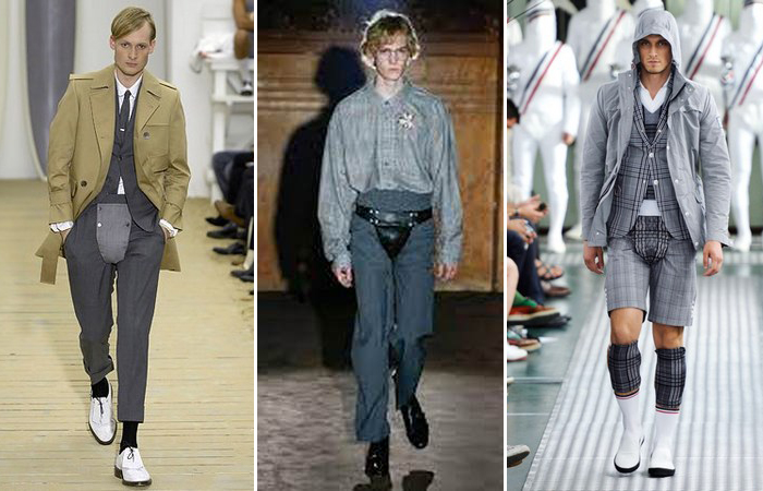 Модели в гульфиках на подиуме в наши дни. Модели в гульфиках на подиуме в наши дни.