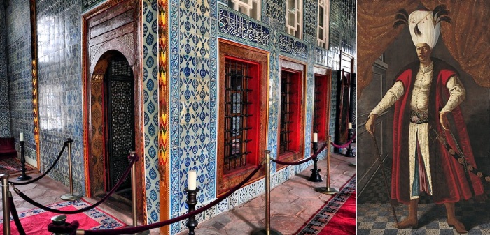 Султан Мехмед IV и его покои. Султан Мехмед IV и его покои.