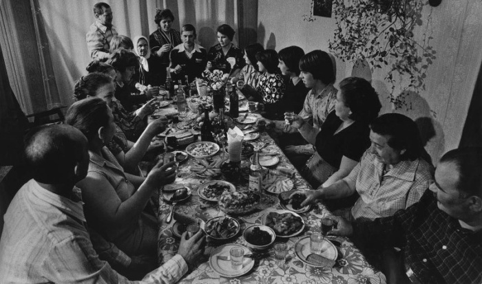 На проводы собиралась вся родня. /Фото: i.pinimg.com