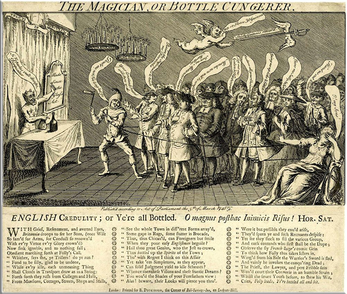 Как «Фокусник с бутылкой» смог обмануть весь Лондон: Самый знаменитый шарлатан XVIII века