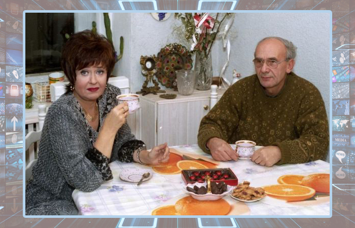 Регина Дубовицкая с мужем. Регина Дубовицкая с мужем.