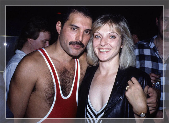 Фредди Меркьюри и Мэри Остин. Фредди Меркьюри и Мэри Остин.