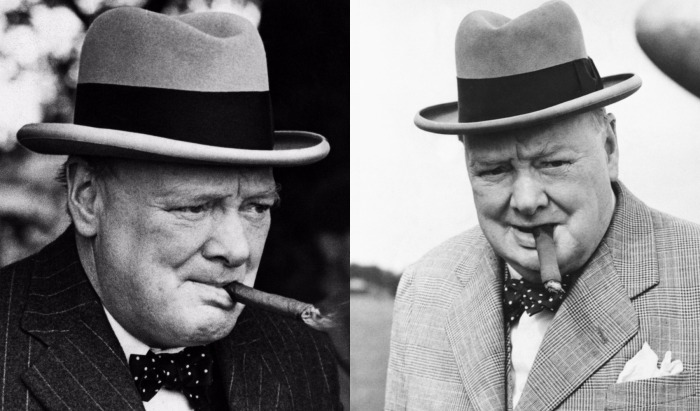 В течение всей жизни Черчилль курил очень много сигар, буквально одну за одной