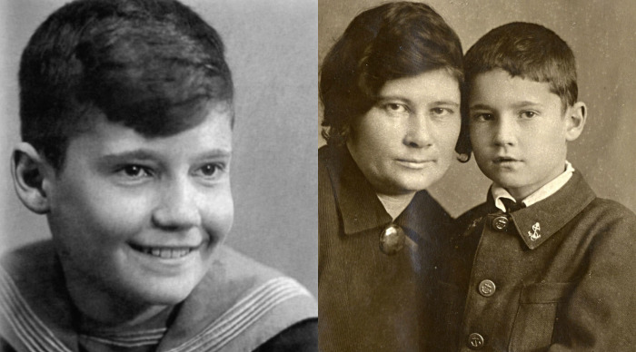 Эльдар Рязанов с мамой