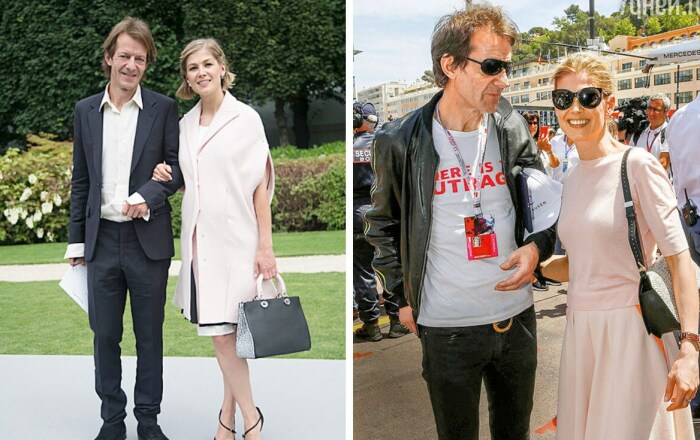 Розамунд Пайк с мужем Робби Юниаке Розамунд Пайк с мужем Робби Юниаке