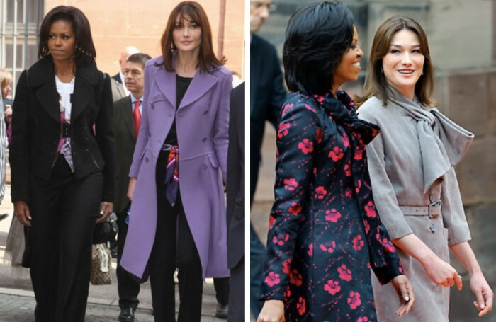 Карла Бруни и Мишель Обама Карла Бруни и Мишель Обама