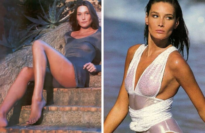 Карла Бруни в молодости Карла Бруни в молодости