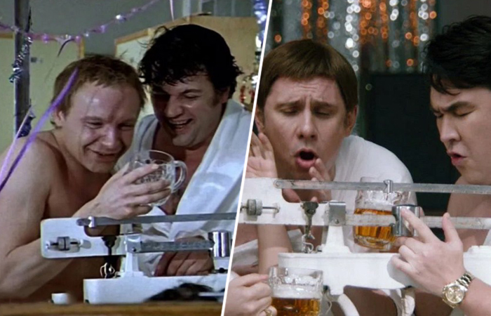 Кадры из фильмов «Ирония судьбы, или С лёгким паром!» и «СамоИрония судьбы» Кадры из фильмов «Ирония судьбы, или С лёгким паром!» и «СамоИрония судьбы»