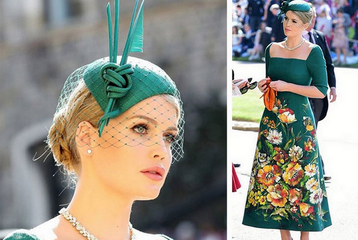 А на свадьбе у кузена Гарри была в дизайнерском зеленом платье, практически затмив невесту Меган. А на свадьбе у кузена Гарри была в дизайнерском зеленом платье, практически затмив невесту Меган.