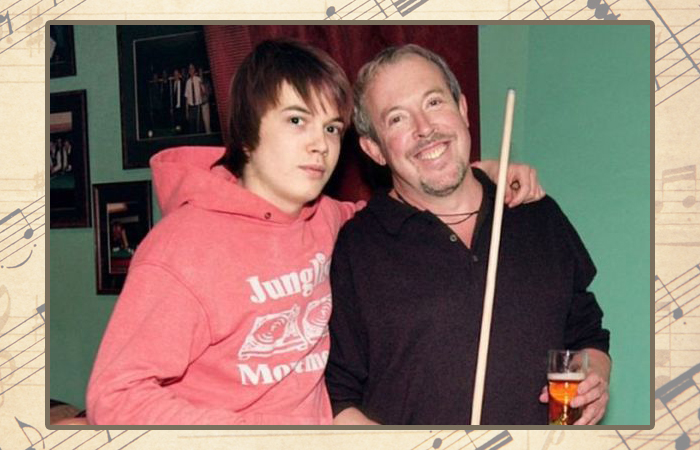 Иван Макаревич с отцом.