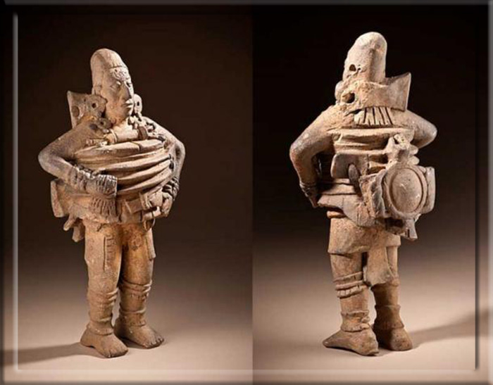 Статуэтка из Гватемалы, 500-850 года нашей эры.