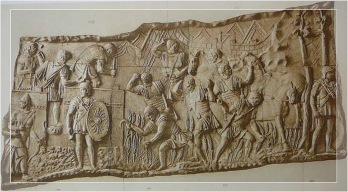 Фрагмент колонны Траяна, рельеф 81.