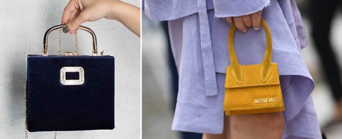 Микросумочка вышла из моды.