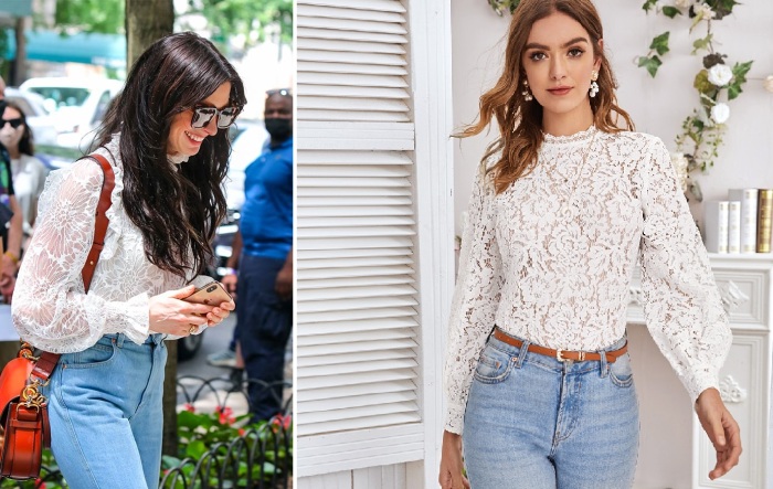 Кружево не в моде.