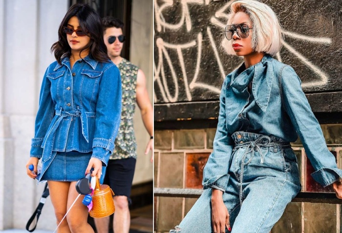 Забудьте о джинсе, особенно о тотальном дениме.