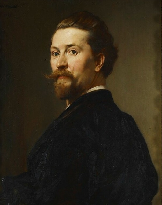 Художник Heinrich von Angeli (1840 — 1925). Мастер жанровой и портретной живописи.
