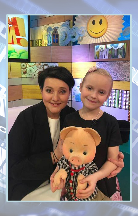 Инга Оболдина с дочерью. Инга Оболдина с дочерью.