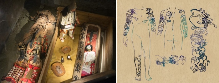 Татуировки мужчины.