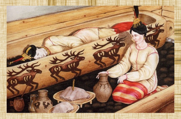 Бальзамирование в железном веке.