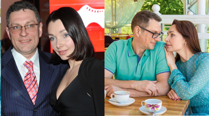 Актриса счастлива со вторым супругом, Николаем Семеновым Актриса счастлива со вторым супругом, Николаем Семеновым