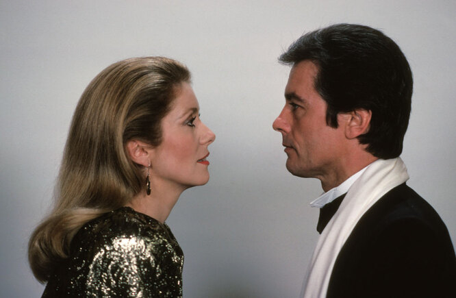 Катрин Денев и Ален Делон. Фото: https://rustars.tv