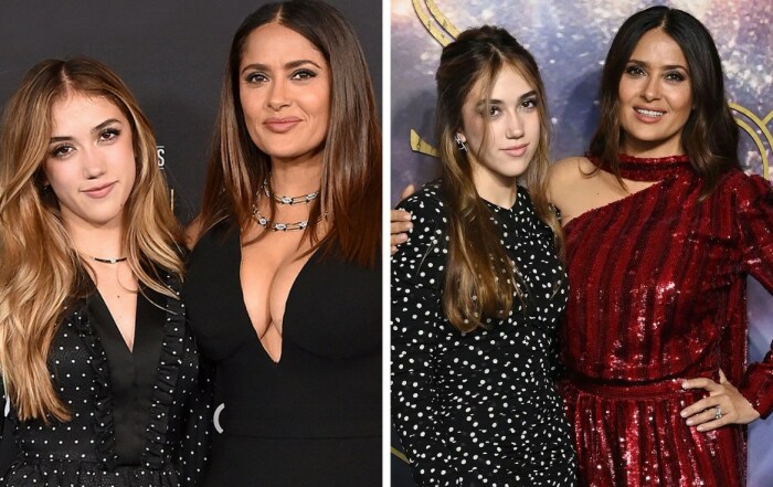 Валентина Палома Пино с мамой Сальмой Хайек Валентина Палома Пино с мамой Сальмой Хайек