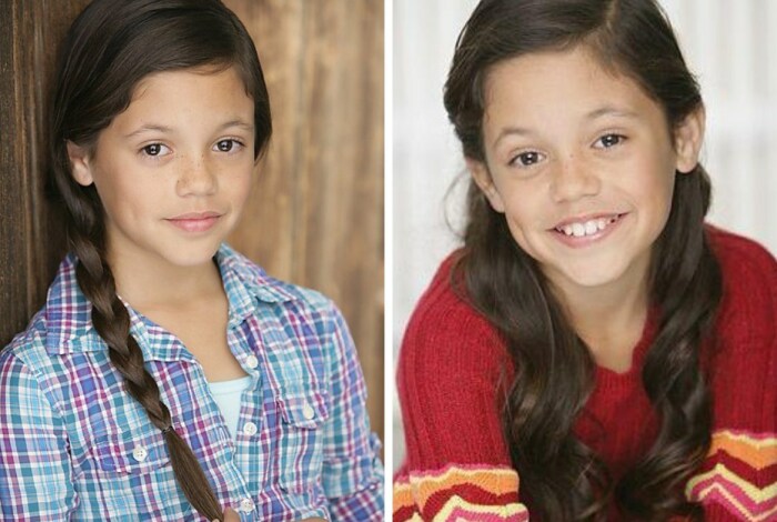 Джена Ортега в детстве Джена Ортега в детстве