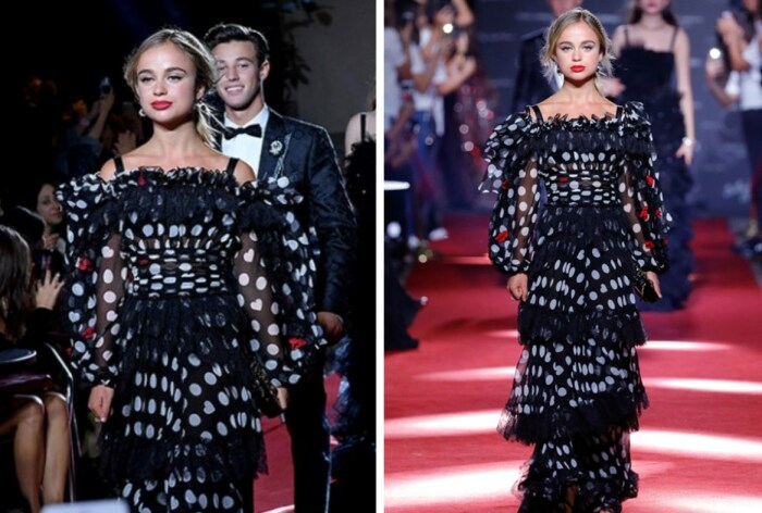 Леди Амелия Виндзор на показе Dolce & Gabbana Леди Амелия Виндзор на показе Dolce & Gabbana