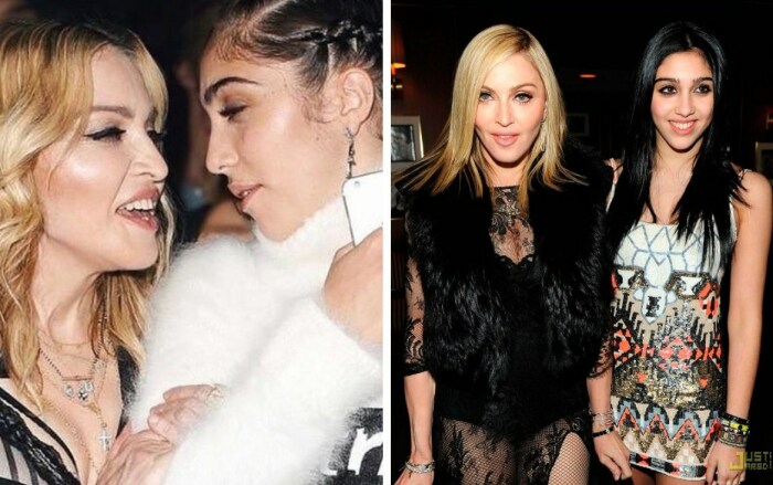 Лурдес Леон с матерью Мадонной Лурдес Леон с матерью Мадонной