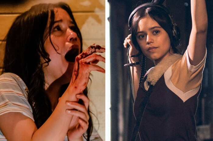 Джена Ортега в фильме "Х" Джена Ортега в фильме "Х"