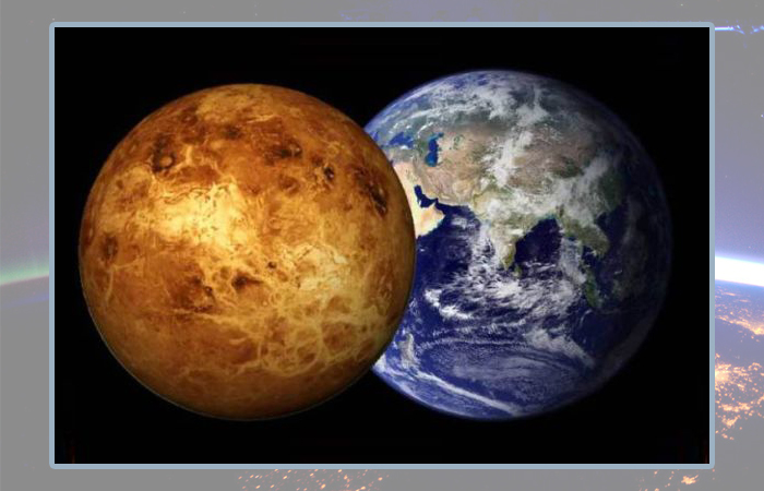 Венера и Земля. Венера и Земля.
