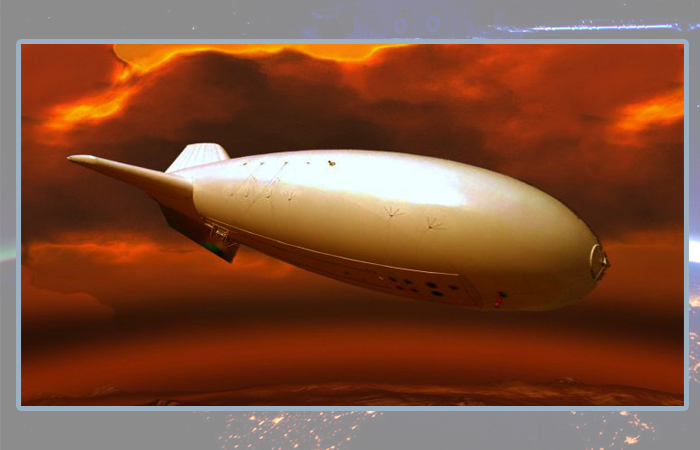 Город-дирижабль у поверхности Венеры мог бы выглядеть так. Город-дирижабль у поверхности Венеры мог бы выглядеть так.