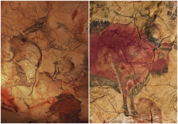 Пещера Альтамира и наскальное искусство периода палеолита на севере Испании.
