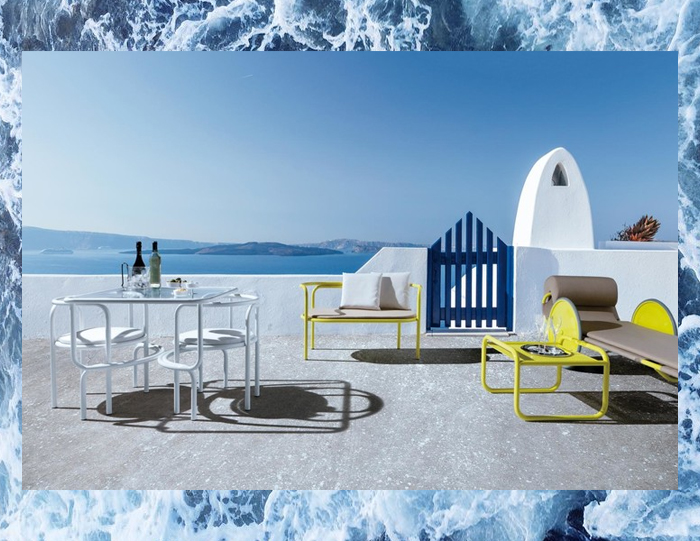 Коллекция уличной мебели.