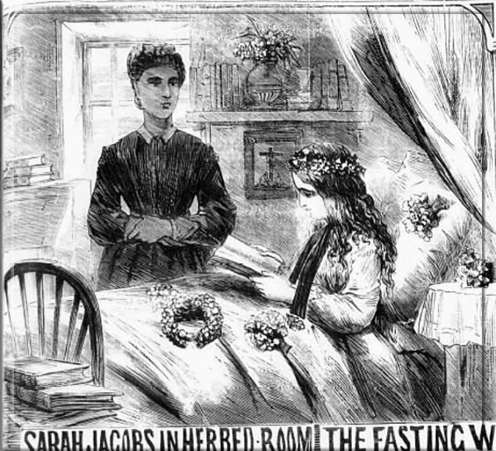 Статья в газете о Саре Джейкоб. Статья в газете о Саре Джейкоб.