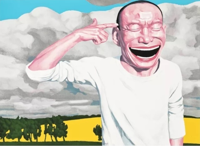 Пугающие китайские улыбки самого дорогого художника КНР Юэ Миньцзюня.